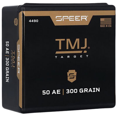 Speer Bullets 4490 TMJ 50 Caliber .500 300 GR Total Metal Jacket (TMJ) 50 Box