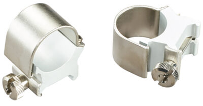 Weaver Mounts 49033 Detachable Top Mount Rings  Silver 1″ High