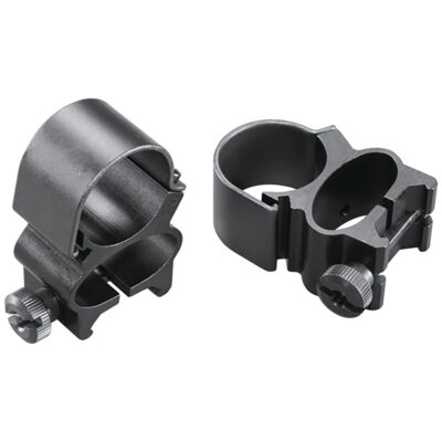 Weaver Mounts 49523 See-Thru Detachable  Matte Black 1″