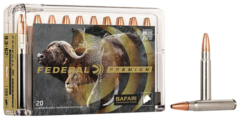 Federal P9362SA Premium Safari Cape-Shok 9.3mmx62 Mauser 286 gr Swift A-Frame (S