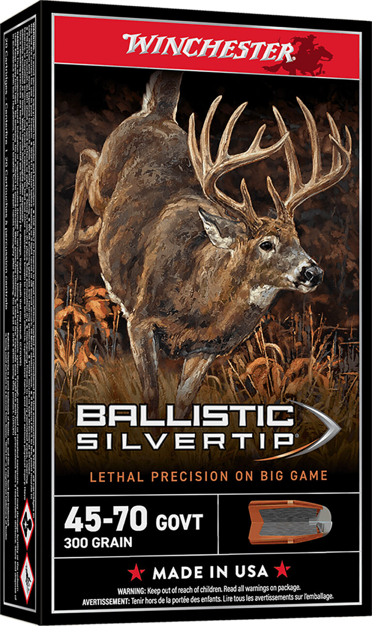 Winchester Ammo SBST4570 Ballistic Silvertip  45-70 Gov 300 gr Polymer Tip 20 Bx