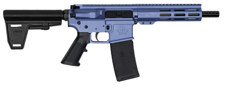 GLFA 223 Wylde Braced Pistol Wild Orchid Blk 7.5" Barrel 1-30rd mag