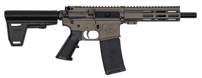 GLFA 223 Wylde Braced Pistol Tungsten Blk 7.5" Barrel 1-30rd mag