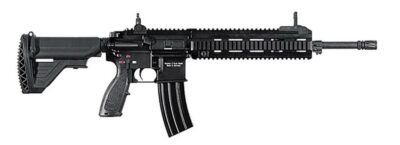 HK 81000931 MR27 223 Rem/5.56 NATO 10+1 16.50″ Black Steel Barrel, Black Anodized Picatinny Rail Aluminum Receiver, Black Synthetic Adjustable Stock, Black Polymer Grip, Trijicon ACOG 3.5x30mm