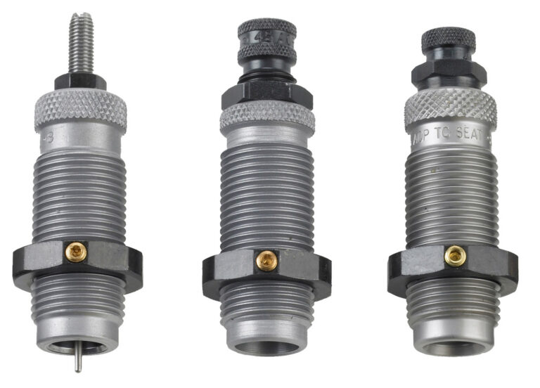 3-DIE CARBIDE ROLL CRIMP SETS 3-DIE CARBIDE ROLL CRIMP SET, 45 COLT