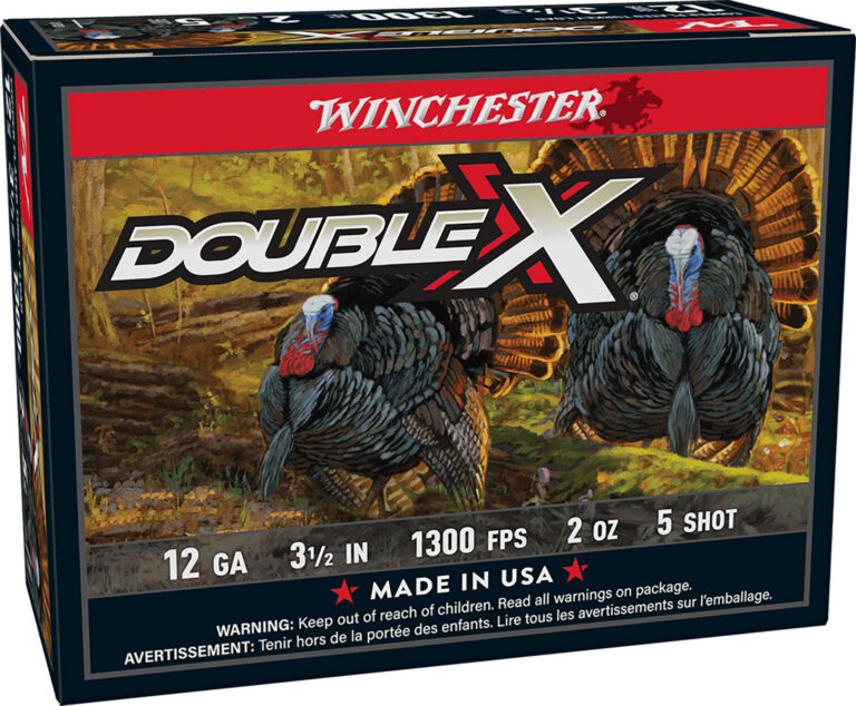 DOUBLE X TURKEY 12 GAUGE 3-1/2'' #4/#5 SHOT SHOTGUN AMMO DOUBLE X TURKEY 12 GAUGE 3-1/2'' 2OZ #5 SHOT 10/BOX