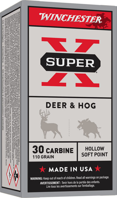 Winchester Ammo X30M1 Super-X  30 Carbine 110 gr Hollow Soft Point (HSP) 50 Bx/