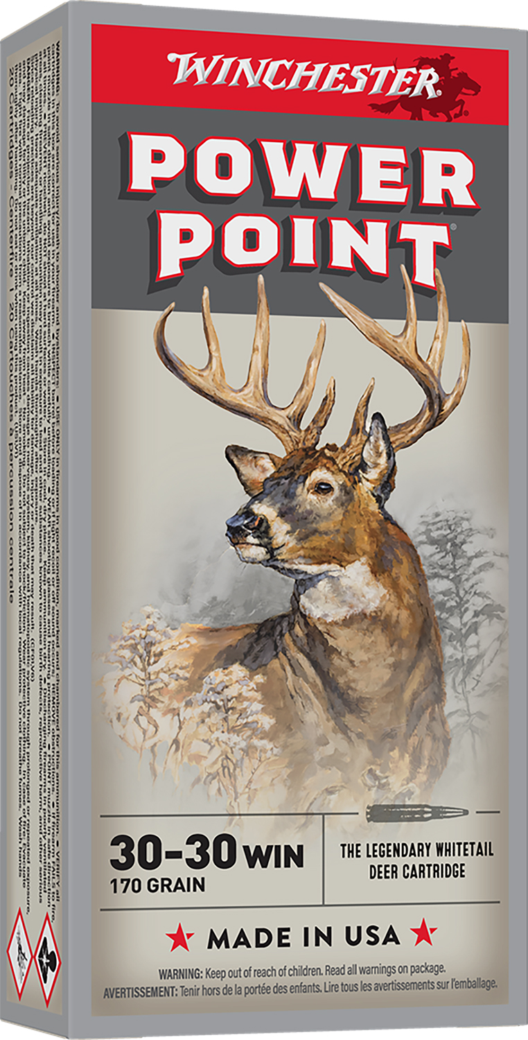 POWER POINT 30-30 WINCHESTER RIFLE AMMO 30-30 WINCHESTER 170GR POWER-POINT 20/BOX
