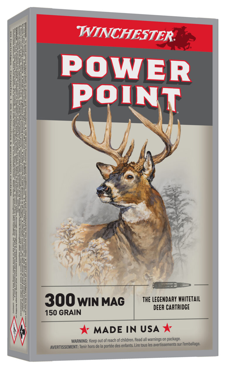 POWER POINT 300 WINCHESTER MAGNUM RIFLE AMMO 300 WINCHESTER MAGNUM 150GR POWER-POINT 20/BOX