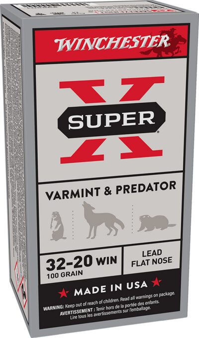 Winchester Ammo X32201 Super-X  32-20 Win 100 gr Lead 50 Bx/ 10 Cs