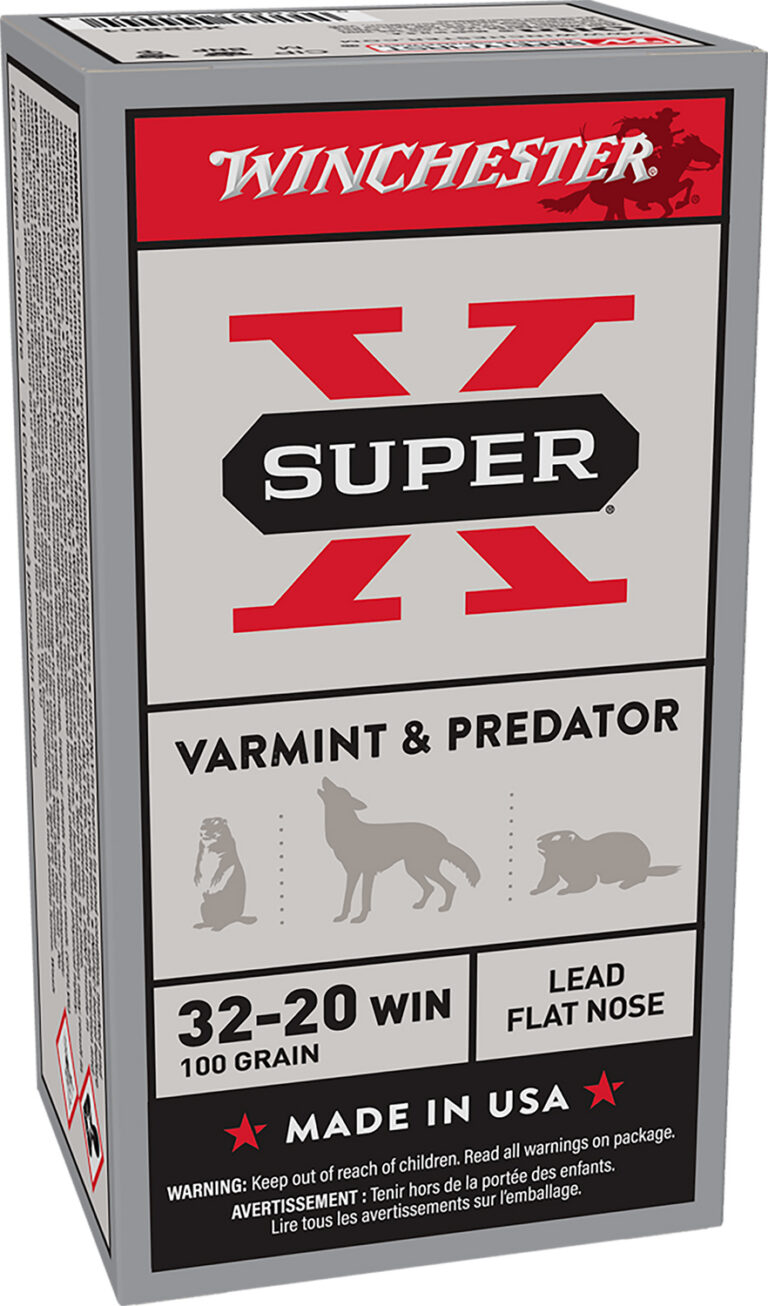 Winchester Ammo X32201 Super-X 32-20 Win 100 gr Lead 50 Bx/ 10 Cs