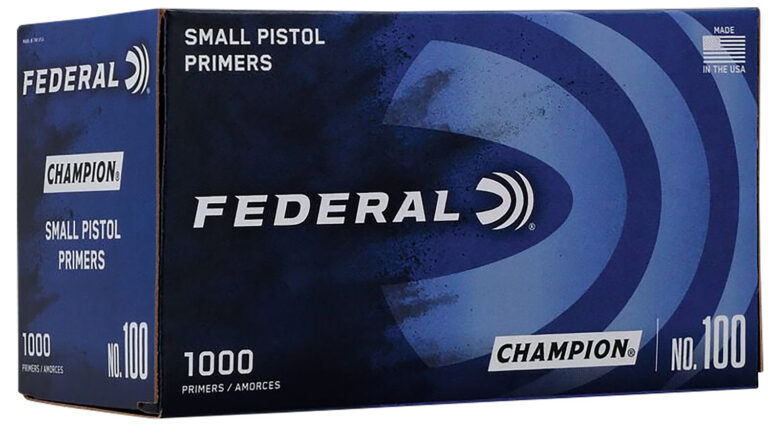Federal 100 Champion Small Pistol Multi Caliber Handgun 1000 Per Box/5 Case