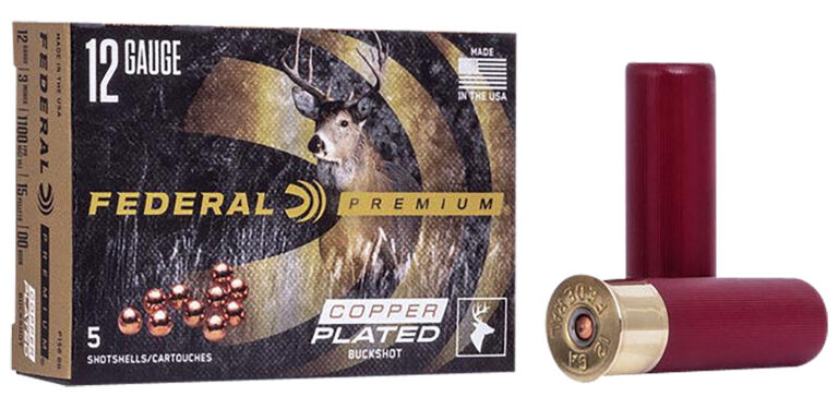 VITAL-SHOK AMMO 12 GAUGE 3'' #00 SHOT PREMIUM 12 GAUGE 3'' 15-PELLET #00 BUCKSHOT 5/BOX