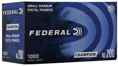 Federal 200 Champion Small Pistol Multi Caliber Handgun 1000 Per Box/5 Case