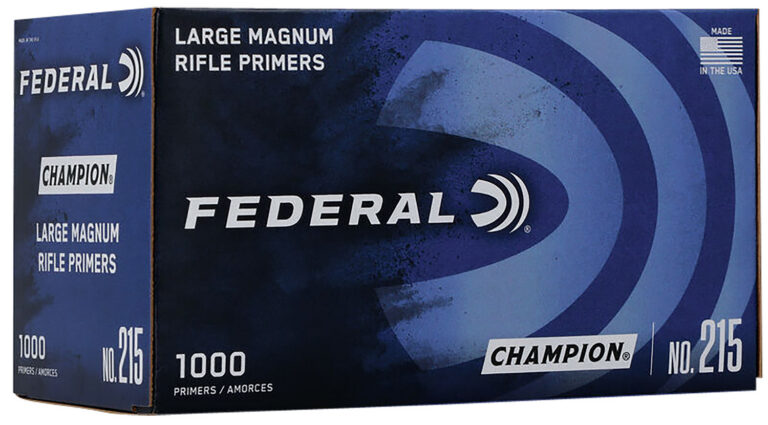 Federal Rifle Primers Large Magnum 1000 ct. HAZ