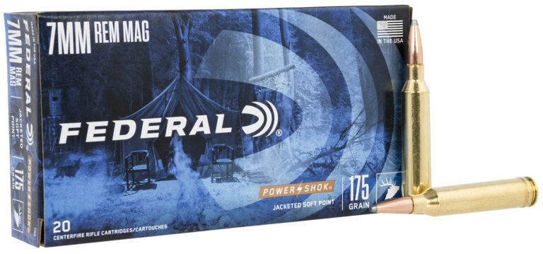 POWER-SHOK AMMO 7MM REMINGTON MAGNUM 175GR SP POWER-SHOK 7MM REMINGTON MAGNUM 175GR SOFT POINT 20/BOX