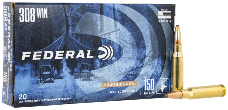 POWER-SHOK 308 WINCHESTER RIFLE AMMO 308 WINCHESTER 150GR JACKETED SOFT POINT 20/BOX