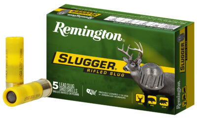 Remington Ammunition 20616 Slugger  20 Gauge 2.75″ 5/8 oz Rifled Slug Shot 5 Per Box/ 50 Cs