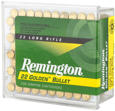 GOLDEN BULLET AMMO 22 LONG RIFLE 40GR CPRN 22 LONG RIFLE 40GR COPPER PLATED ROUND NOSE 100/BOX
