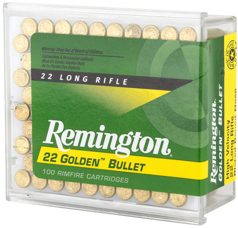 GOLDEN BULLET AMMO 22 LONG RIFLE 40GR CPRN 22 LONG RIFLE 40GR COPPER PLATED ROUND NOSE 100/BOX