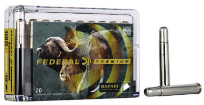 Federal P458T2 Premium Safari Cape-Shok 458 Win Mag 500 gr Trophy Bonded Bear Cl