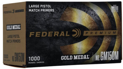 Federal GM150M Gold Medal Premium Multi Caliber Handgun 1000 Per Box/5 Case