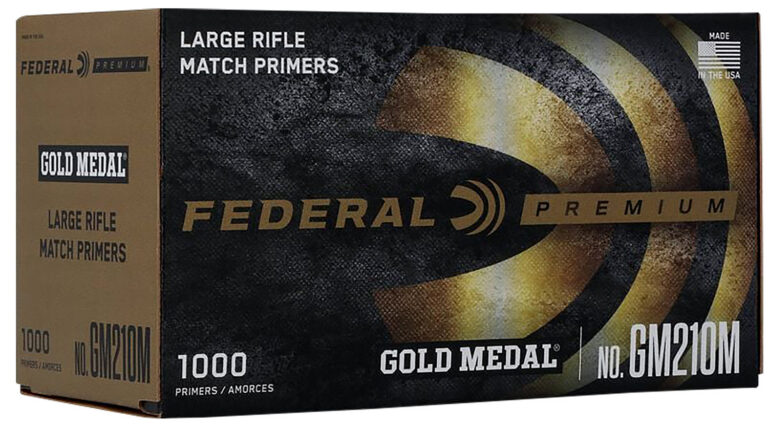 FEDERAL PREMIUM GOLD MEDAL MATCH 210M LARGE RIFLE PRIMER 1000CT