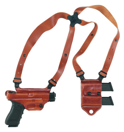 Galco MCII212 Miami Classic II Shoulder System Tan Leather 5″ 1911 Right Hand