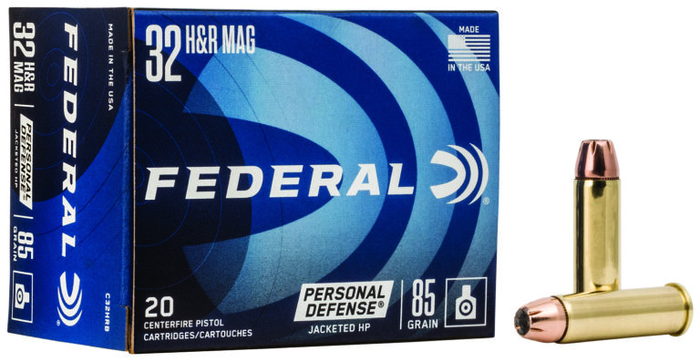 Federal C32HRB Personal Defense  32 H&R Mag 85 gr Jacketed Hollow Point (JHP) 20