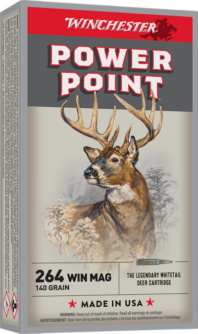 Winchester Ammo X2642 Super-X  264 Win Mag 140 gr Power-Point (PP) 20 Bx/ 10 Cs