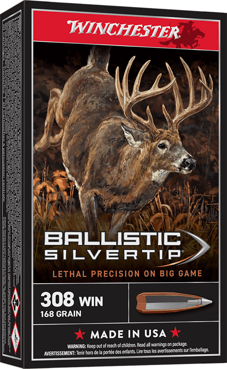 Winchester Ammo SBST308A Ballistic Silvertip 308 Win 168 gr Polymer Tip 20 Bx/