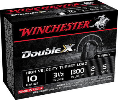 Winchester Ammo STH105 Double X High Velocity Turkey 10Gauge 3.50″ 2oz 5Shot 10 Per Box/10 Case