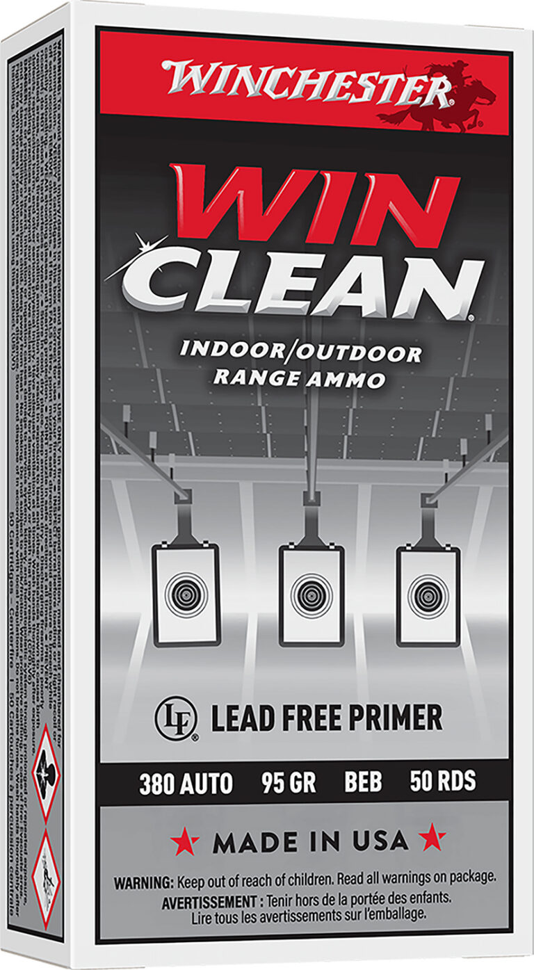 WINCHESTER SUPER X WINCLEAN TRGT 380ACP 95G FMJ 50RD BX 500RD CASE