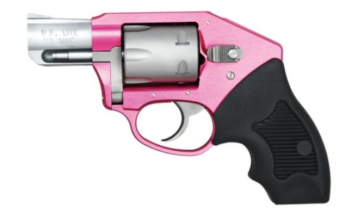 CHARTER ARMS THE WALKER 22 MAG 2IN BARREL 8RD PINK/HI-POLISH ALUM FRAME SMALL COMPACT GRIP CONCEALED HAMMER 52351