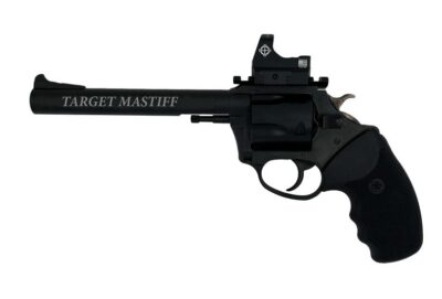 Charter Target Mastiff 6in 5 Shot 9mm Blacknitride Picatinny Optic