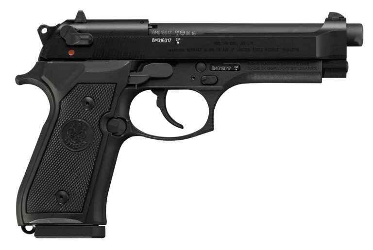Beretta USA J90A1M9F18 M9 22LR 22 LR 5.30" 10+1 Black Bruniton Black Rubber Grip
