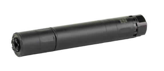 MAXIM SUPPRESSOR MS-45 BLACK ALUMINUM TUBE - STAINLESS STEEL|ALUMINUM BAFFELS - SS MOUNT - MXM-48216