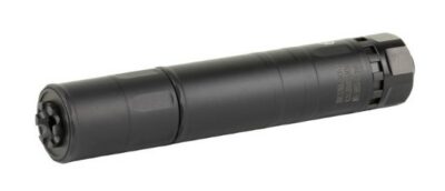 MAXIM SUPPRESSOR MS-9  BLACK ALUMINUM TUBE – STAINLESS STEEL|ALUMINUM BAFFELS – SS MOUNT – MXM-48217