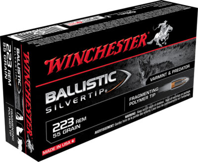 Winchester Ammo SBST223B Ballistic Silvertip  223 Rem 55 gr Polymer Tip 20 Bx/ 1
