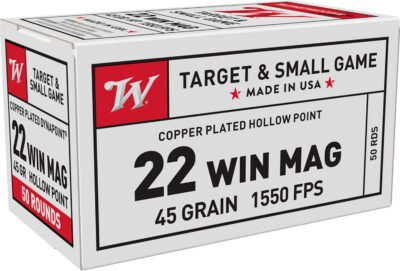 Winchester Ammo USA22M USA Dynapoint 22 Mag 45 gr Copper Plated Hollow Point (CP