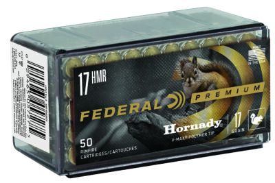 Federal P771 Premium Varmint & Predator 17HMR 17gr Hornady V-Max 50 Per Box/60 Case