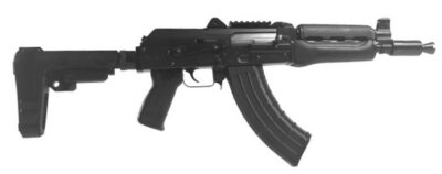 Zastava ZPAP92 7.62X39 10″ SBA3 PSB DARK HARDWOOD ZP92762TABM
