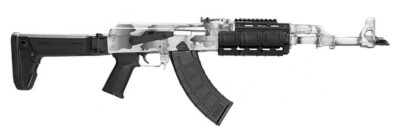 ZAS ZPAPM70 7.62X39 CAMO WHITE CERAKOTE BLK RAIL