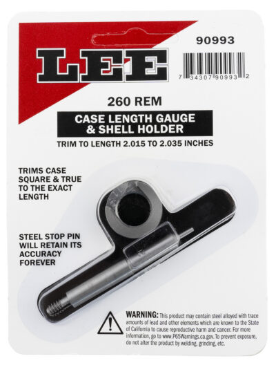CASE LENGTH GAUGES LEE GAUGE/SHELLHOLDER, 260 REM