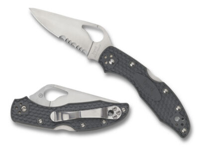 Spyderco BY04PSBK2 Byrd Meadowlark 2 Lightweight 3″ 8Cr13MoV Stainless Steel Dro