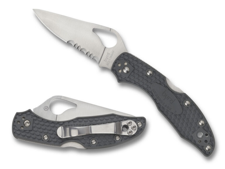Spyderco BY04PSBK2 Byrd Meadowlark 2 Lightweight 3" 8Cr13MoV Stainless Steel Dro