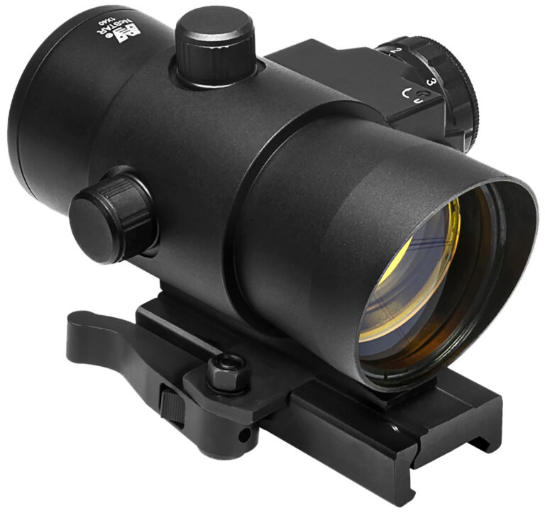 NCStar DLB140R Red Dot 1x 40mm Obj 3 MOA Illuminated Red Dot Black Anodized CR2