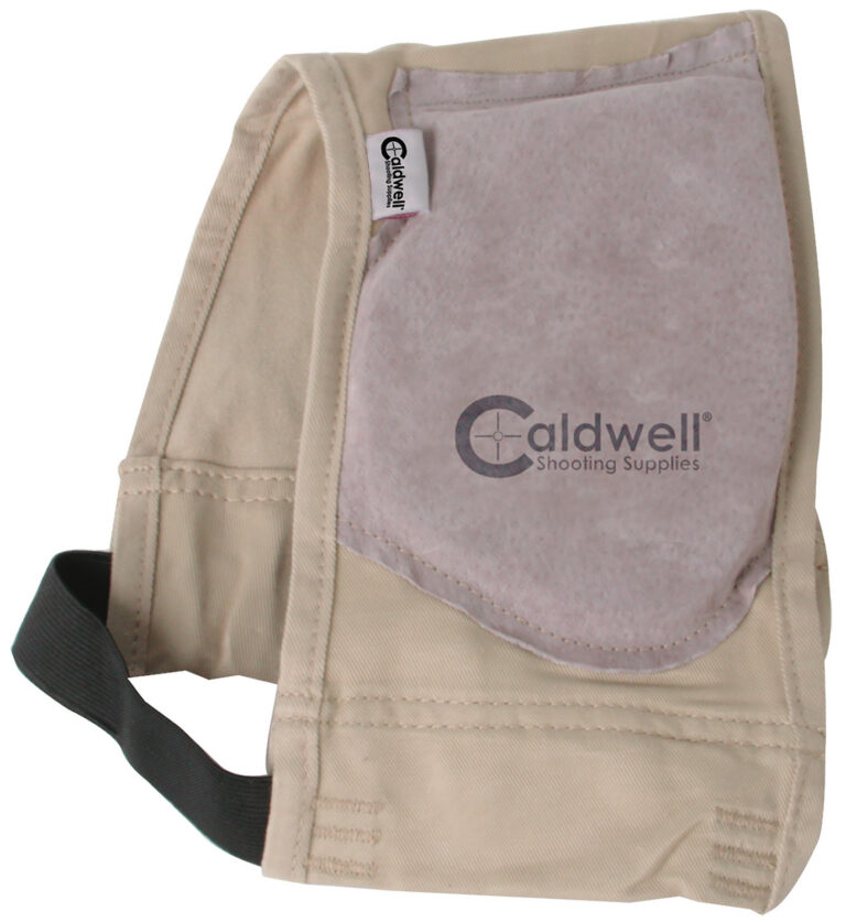 Caldwell 300010 Magnum Recoil Shield Tan Leather/Cloth Ambidextrous