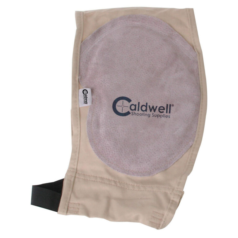 Caldwell 310010 Magnum Plus Recoil Shield Tan Leather/Cloth Ambidextrous