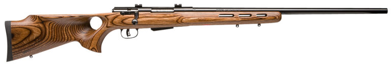Savage 25 Lightweight Varminter-T 222 Rem 4+1 24" Natural Brown Fixed Thumbhole